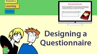 Designing a Questionnaire or Survey  statistics help [upl. by Philps256]