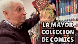 Visito la MAYOR COLECCIÓN DE CÓMICS DE ESPAÑA  Entrevista con Manolo el bibliotecario de la Villa [upl. by Charbonnier]