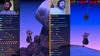 Reckful Races Forsen in Getting Over It w POV [upl. by Demmy608]