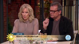 Akupunktur kan hjälpa spädbarn med kolik  Nyhetsmorgon TV4 [upl. by Moir]