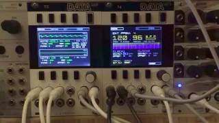 MORDAX  DATA  Dual Digital Oscillators  CV Modulation Example [upl. by Sajovich]