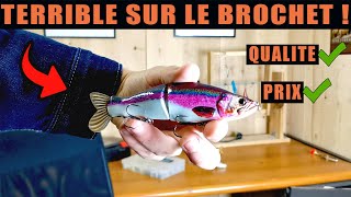 Présentation de mon meilleur leurre ALIEXPRESS  Glidebait pour le brochet 🐟  Riverking [upl. by Aenahs]