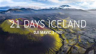 21 Days of Stunning Icelandic Landscapes  Cinematic Drone Footage [upl. by Dnalram]