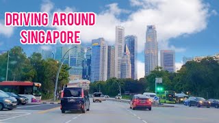 Driving around Singapore  Explore Singapore  Driving Tour Singapore [upl. by Fernald229]