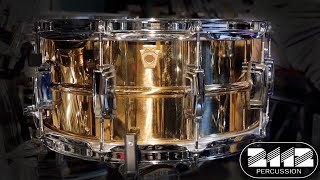 Ludwig Polished Bronze Supraphonic Snare Drum 65x14 [upl. by Acenom]