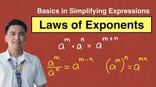 Laws of Exponents  Basics in Simplifying Expressions [upl. by Gilcrest]