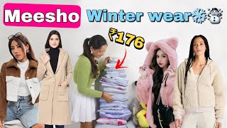 ₹176 main Trendy Winter Wear😱😍affordable Winter Wears from Meesho😍🌨️ meesho winterspecial [upl. by Turne423]