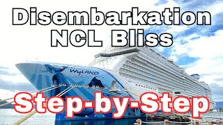 NoStress Disembarkation  Norwegian Bliss  Port of Seattle [upl. by Caplan]