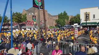 Kyoto Tachibana High School Japan band marching in the 2018 Rose Bowl Parade [upl. by Nauqyaj]