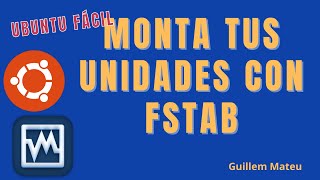 que es el fichero fstab linux mount [upl. by Ecaidnac]