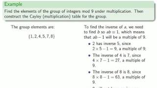 integers mod n part 1 [upl. by Lorrimer811]