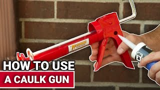 How To Use a Caulk Gun  Ace Hardware [upl. by Hniht]