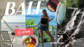 BALI for a 10 days  what to do firsttimer tips affordable airbnbs 2024 [upl. by Ankeny]