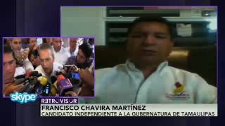 Todos los candidatos a la gubernatura de Tamaulipas son socios del crimen Chavira Martínez [upl. by Esylle]