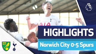 Son wins Golden Boot amp Spurs secure CHAMPIONS LEAGUE football  HIGHLIGHTS  Norwich 05 Spurs [upl. by Amethist]