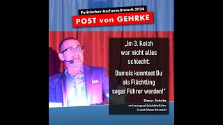 „Im 3 Reich war nicht alles schlecht Damals konntest Du als Flüchtling sogar Führer werden“ [upl. by Otit]