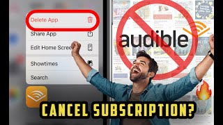 CANCEL AUDIBLE How To Download AUDIO BOOKS for FREE Your iPhone EASY [upl. by Barny697]