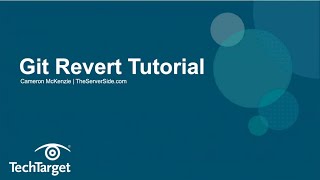 Git Revert Tutorial [upl. by Dahlstrom]