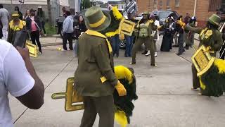 The Original Lady Men amp Jr Buckjumpers Second Line Parade in New Orleans 2023 [upl. by Yednil374]