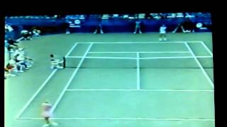 1986 US Open Sukova vs Evert set point [upl. by Lynde]