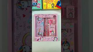 Cute stationery set unboxing amp review ultimate stationery gift pack stationary schoolsupplies [upl. by Oinolopa513]