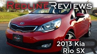 2013 Kia Rio SX – Redline Review [upl. by Beker168]