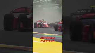 Antonelli Overtake In Eau Rouge [upl. by Eniawtna]