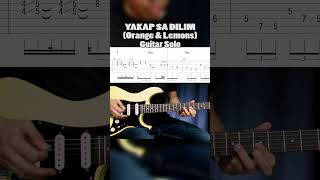 Yakap sa Dilim Orange and Lemons guitar solo cover guitarsolo guitarcover shorts [upl. by Allekim721]