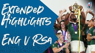 Extended Highlights England v South Africa  Rugby World Cup Final 2019 [upl. by Gayla]