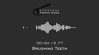 Brushing Teeth  HQ Sound Effect [upl. by Cristy756]