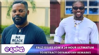 Falz Takes a Stand Against VDM Defamatory Statements [upl. by Aernda972]