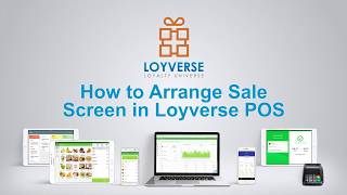 How to Arrange Sale Screen in Loyverse POS System [upl. by Whitcher]