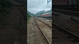 Erode WAP7 with Okha Ernakulam express departs from Surathkal railway station [upl. by Virgilia140]