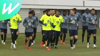 Porto squad train ahead of Juve 2nd leg  Juventus vs Porto  Last 16  Champions League  202021 [upl. by Brader90]