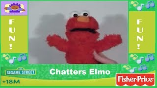 Sesame Street 11quot Chatters talking Elmo plush toy [upl. by Agostino]