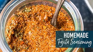 Homemade Fajita Seasoning [upl. by Yrnehnhoj190]