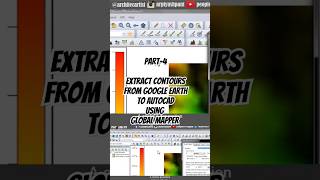 Part4Easiest way to EXTRACT CONTOURS from GOOGLE EARTH directly in AUTOCAD using GLOBAL MAPPER [upl. by Akinhoj82]