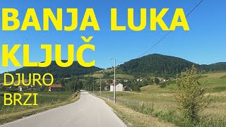 Banja Luka  Manjača  Ključ Krajina magistralni putevi M16 i M5 i regionalni put R411 jun 2024 [upl. by Nekcarb130]