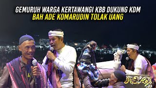 GEMURUH WARGA KERTAWANGI KBB DUKUNG KDM  BAH ADE KOMARUDIN TOLAK UANG [upl. by Srevart630]