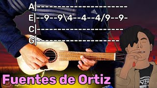 Ed Maverick  Fuentes de Ortiz Punteo Ukulele Tutorial  Tabs  Requinto  Cover [upl. by Xyno]