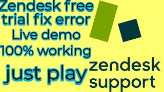 how to fix zendesk trial 100 live demo  Zendesk trial  Muhammad usman [upl. by Ogilvie]