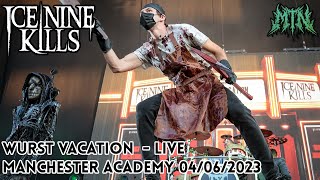 ICE NINE KILLS  WURST VACATION LIVE  MANCHESTER ACADEMY 04062023 [upl. by Bennet]