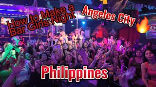 Angeles City Philippines How to Make a Bar Girls Night Single at 40 [upl. by Nawuj]