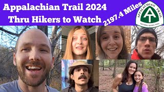 Appalachian Trail 2024  Thru Hikers to Watch [upl. by Anauj]