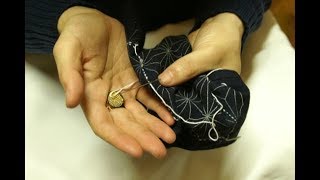 How to Sashiko Stitching  Using a Sashiko thimble Sashiko Tutorial [upl. by Arrad]