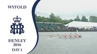 Scullers A v Lady Elizabeth  Day 1 Henley 2016  Wyfold [upl. by Eeloj774]