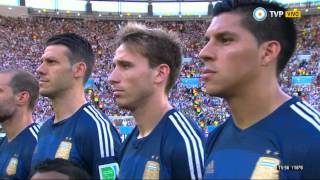 El himno argentino en la final del Mundial 2014 [upl. by Calbert]