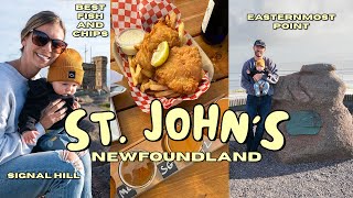 St Johns and Quidi Vidi Newfoundland Food Tour and Best Things To Do [upl. by Cheslie]