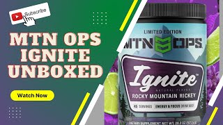 Wake up with MTN OPS Ignite Rocky Mountain Rickey [upl. by Tony]