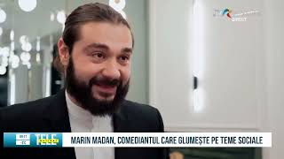 Marin Madan comediantul care glumește pe teme sociale [upl. by Waly32]